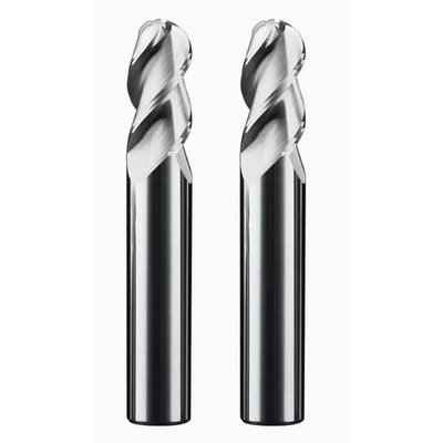 Carbide Ball Nose End Mill 3 Flute Polished